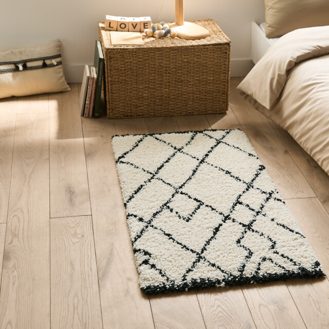 The Rabisco Berber-Style Bedside Rug - image 1