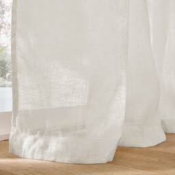 Onega Linen Pencil Pleat Wave Voile Panel - thumbnail 3