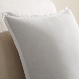 Sabbal Washed Cotton Percale 300 Thread Count Pillowcase - thumbnail 1