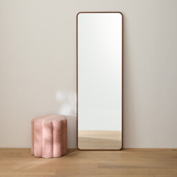 Iodus Walnut Veneer 50 X 150cm Rectangular Mirror