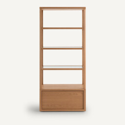 Iéna Oak/Veneer Bookcase, Designed By Emmanuel Gallina