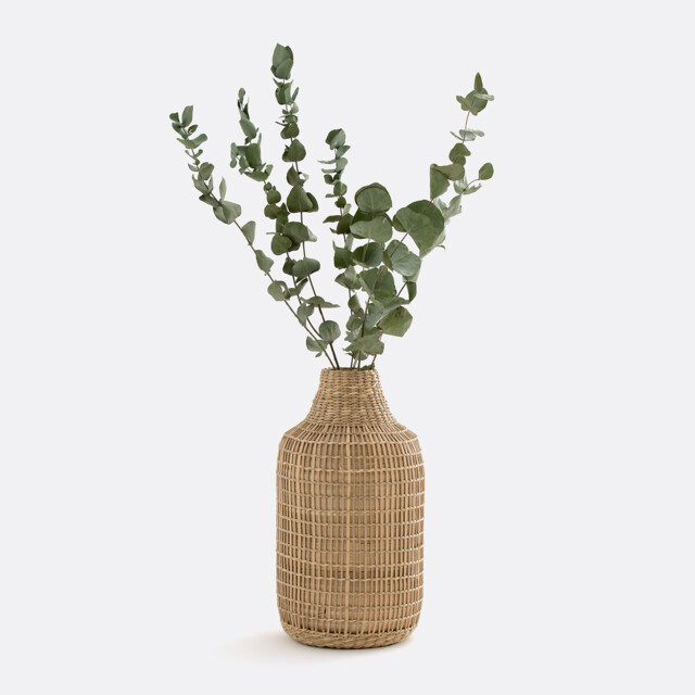 Plooming 32cm High Decorative Bamboo Vase - image 1