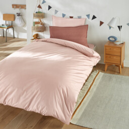 Kids Plain Organic Cotton Percale Pillowcase - thumbnail 2