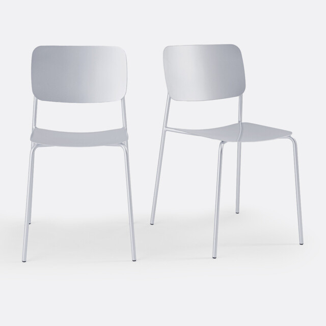 Set of 2 Urbani Metal Chairs - image 1