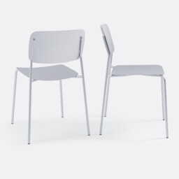 Set of 2 Urbani Metal Chairs - thumbnail 3