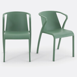 Set of 2 Predsida Polypropylene Armchairs - thumbnail 1
