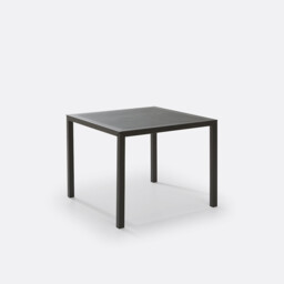 Choe Square Perforated Metal Garden Table - thumbnail 1