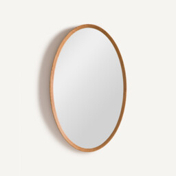 Orion Solid Oak Oval Mirror
