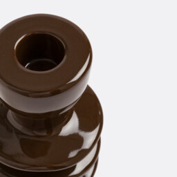 Greta 18cm High Ceramic Candlestick - thumbnail 2