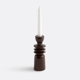 Greta 18cm High Ceramic Candlestick - thumbnail 3