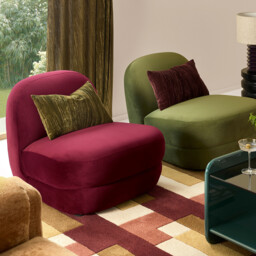 Susana Cushion Cover in Panne Velvet - thumbnail 2
