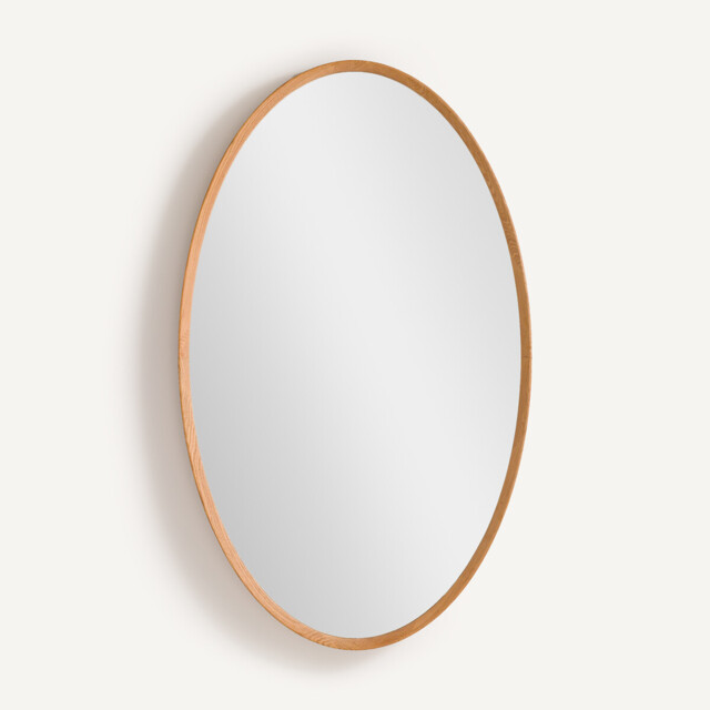 Orion Solid Oak Oval Mirror - image 1