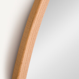 Orion Solid Oak Oval Mirror - thumbnail 4