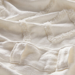 Assa Tufted Hidden Hook Cotton Curtain - thumbnail 3