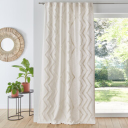Assa Tufted Hidden Hook Cotton Curtain