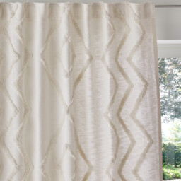 Assa Tufted Hidden Hook Cotton Curtain - thumbnail 2