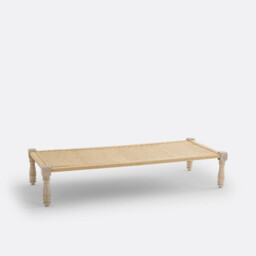 Adas Bench/Indian Bed in Wood and Rope - thumbnail 1