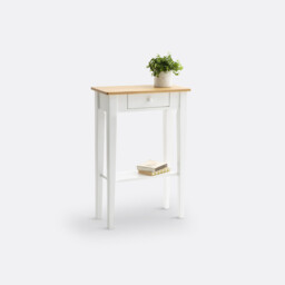 Alvina Solid Pine 1-Drawer Console Table - thumbnail 1