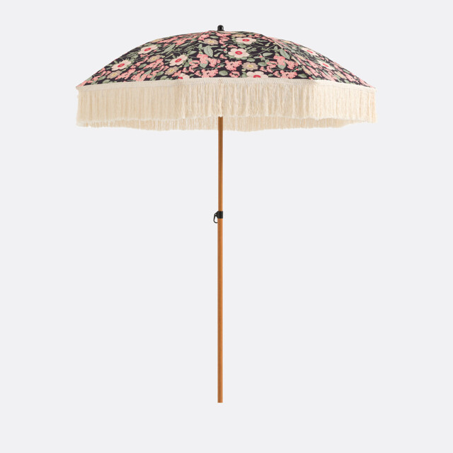 Larna Patterned Fringed Parasol