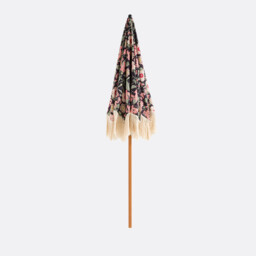 Larna Patterned Fringed Parasol - thumbnail 3