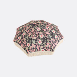 Larna Patterned Fringed Parasol - thumbnail 2
