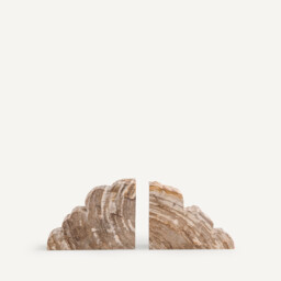 Set of 2 Kayu Petrified Wood Bookends - thumbnail 3