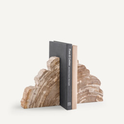 Set of 2 Kayu Petrified Wood Bookends - thumbnail 4