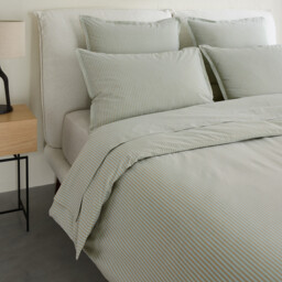 Valli Washed Percale Duvet Cover - thumbnail 3
