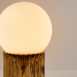 Dima Opaline & Coloured / Streaked Glass Lamp - thumbnail 4