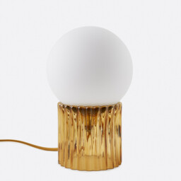 Dima Opaline & Coloured / Streaked Glass Lamp - thumbnail 1
