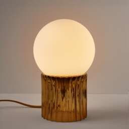 Dima Opaline & Coloured / Streaked Glass Lamp - thumbnail 3