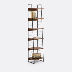 Watford Vintage Bookcase in Walnut Veneer