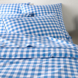Veldi Blue Cotton Duvet Cover - thumbnail 2