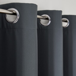 Thermal Fleece Curtain with Eyelets, Tobison - thumbnail 3