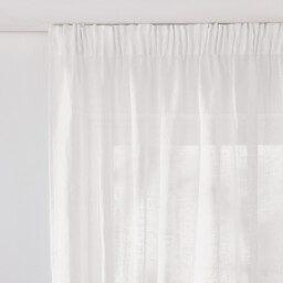 Onega Linen Pencil Pleat Wave Voile Panel - thumbnail 1