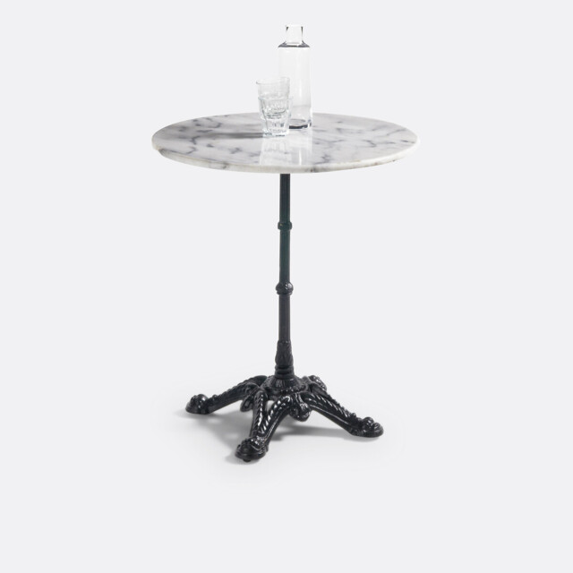 Redville Garden Pedestal Table with Marble Top (Seats 2) - image 1
