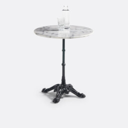 Redville Garden Pedestal Table with Marble Top (Seats 2) - thumbnail 1