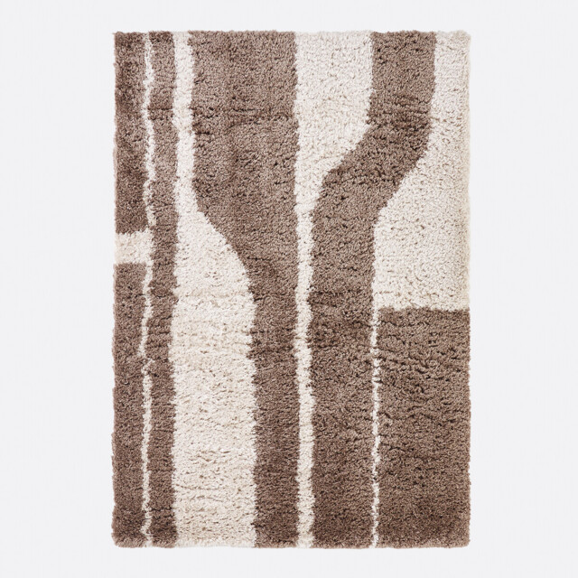 Belsa Abstrct Print Long Pile Rug - image 1