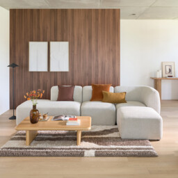 Belsa Abstrct Print Long Pile Rug - thumbnail 2