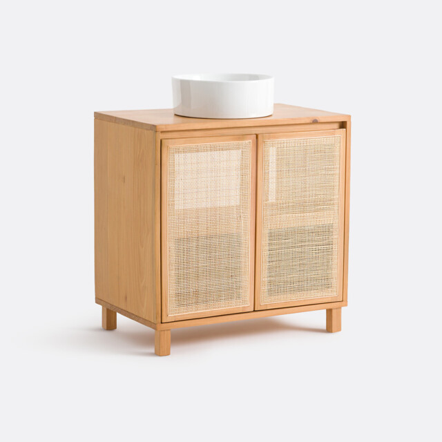 Jaka Vanity Unit Made of Pine and Cane - image 1