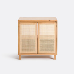 Jaka Vanity Unit Made of Pine and Cane - thumbnail 2
