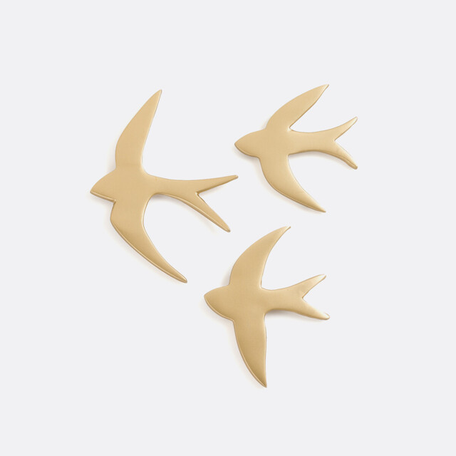 Set of 3 Strakaza Bird Wall Decorations - image 1