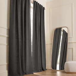 Belvini Curtain in Fleece with Hidden Tabs - thumbnail 1
