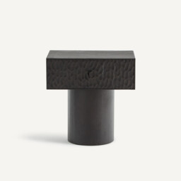 Mason Bedside Table in Solid Oak and Veneer with Coffee-Coloured Staining - thumbnail 3