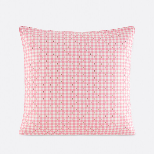 Vichy Fleuris Washed Cotton Pillowcase - image 1
