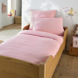 Vichy Fleuris Washed Cotton Pillowcase - thumbnail 3