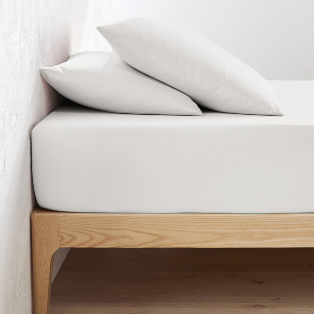 Scenario 30cm High Plain Organic Cotton Fitted Sheet - image 1