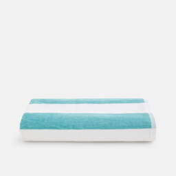 Hendaye Striped Velour Beach Towel - thumbnail 4