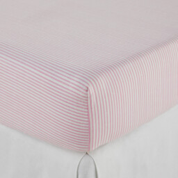 Swan Child's Fitted Sheet in 50% Recycled Washed Cotton - thumbnail 4