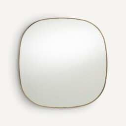 Caligone 80cm High Aged Brass Mirror - thumbnail 1